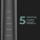 AENO DB6 Sonic Electric Toothbrush &ndash; 5 Modes, 40-Day Battery, Wireless Charging, Premium Bristles, Brush Head Reminder, 46000 Vibrations/Min