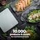 AENO KS1S Smart Kitchen Scale, 8kg Max load, Bluetooth, 10,000+ products &amp; meals, 25Nutritional indicators analysis, Coffee mode, 6 unit conversion: kg, g, lb, fl, oz, ml, Tempered glass, White