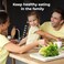 AENO KS1S Smart Kitchen Scale, 8kg Max load, Bluetooth, 10,000+ products &amp; meals, 25Nutritional indicators analysis, Coffee mode, 6 unit conversion: kg, g, lb, fl, oz, ml, Tempered glass, White