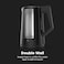 AENO Electric Kettle EK7S Smart,1850-2200W, 1.7L, Strix, Double-walls, Temperature Control, Keep warm Function, Control via Wi-Fi, LED-display, Non-heating body, Auto Power Off, Dry tank Protection