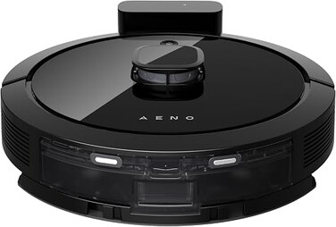AENO RC7S Robot Vacuum Cleaner,4000 Pa Strong Suction, 5200 mAh Battery, LiDAR Mapping, 250 min Runtime, 2-in-1 Vacuum &amp; Mop, Carpet Detection, App Control, Multi-Surface Cleaning, Black