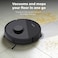 AENO RC5S Robot Vacuum Cleaner with Dust Collector, 2-in-1 Wet &amp; Dry Cleaning with Dust Tank, 4000Pa Suction, LiDAR Navigation, Smart App Control, 3200mAh Battery &ndash; Black