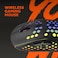 CANYON Wireless Gaming Mouse Haster GMW-18, 2.4GHz 7-Button Mouse, KA8 Sensor, Up to 1600 DPI, 400mAh Rechargeable Battery, USB-C Cable, Symmetrical Honeycomb Design, Black