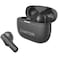 CANYON CNS-TWS10BK True Wireless Bluetooth Earbuds with Charging Case, Touch Control, Built-in Mic, Up to 20 Hours Playtime, Compact Design &ndash; Dark Gray