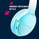 CANYON OnRiff 4 Over-Ear Wireless Headphones CNS-CBTHS4BL, Bluetooth 5.3, 50h Playback, Touch Control, Low-Latency Gaming Mode, Adjustable Headband, Built-in Mic