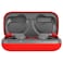 CANYON OnRun 11 Sport True Wireless Stereo Headset, Bluetooth 5.4 Earbuds with Wireless Charging Case, Up to 30H Playtime, Sweat-Resistant, Secure Fit for Sports, Touch Control, Red