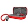 CANYON OnRun 11 Sport True Wireless Stereo Headset, Bluetooth 5.4 Earbuds with Wireless Charging Case, Up to 30H Playtime, Sweat-Resistant, Secure Fit for Sports, Touch Control, Red