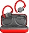 CANYON OnRun 11 Sport True Wireless Stereo Headset, Bluetooth 5.4 Earbuds with Wireless Charging Case, Up to 30H Playtime, Sweat-Resistant, Secure Fit for Sports, Touch Control, Red