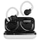 CANYON OnRun 11 Sport True Wireless Stereo Headset, Bluetooth 5.4 Earbuds with Wireless Charging Case, Up to 30H Playtime, Sweat-Resistant, Secure Fit for Sports, Touch Control, White