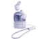 CANYON True Wireless Stereo Headset OnGo 4 Mini Bluetooth 5.3, Bluetrum Chipset, Deep Bass, Compact Design, Touch Control, Up to 24H Playtime with Charging Case, Lightweight and Comfortable, Purple