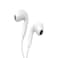 Canyon SEP-6 USB Type-C Wired Earphones, Hi-Res In-Ear Stereo Headphones with 14.2 mm Drivers, Built-in Mic &amp; Volume Control, Lightweight Design, White