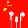 Canyon SEP-6 USB Type-C Wired Earphones, Hi-Res In-Ear Stereo Headphones with 14.2 mm Drivers, Built-in Mic &amp; Volume Control, Lightweight Design, White
