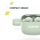 CANYON True Wireless Stereo Headset OnGo 9 Bluetooth 5.4, Deep Bass, Touch Control, Quick Charge, Up to 30H Playtime with Charging Case, Compact Design, Green