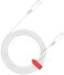 CANYON CLN30SC USB-C to Lightning Cable, 30W Fast Charging, 480Mbps Data Transfer, 2m Length, Durable TPE Material, Compatible with Apple Devices, White