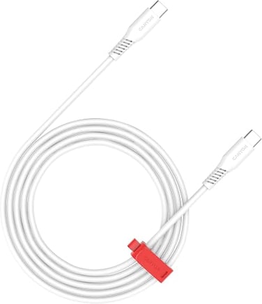 CANYON CC100SC USB-C to USB-C Cable, 100W Fast Charging, 480Mbps Data Transfer, 2m Soft TPE Design, Durable &amp; Flexible for Smartphones, Tablets, Laptops, White