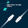 CANYON CC60AB USB-C to USB-C Cable, 60W Fast Charging, 480Mbps Data Transfer, 2m Braided PVC Design, Durable &amp; Flexible for Smartphones, Tablets, Laptops, White