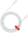 CANYON CC100AB USB-C to USB-C Cable, 100W Fast Charging, 480Mbps Data Transfer, 2m Braided PVC Design, Durable &amp; Flexible for Smartphones, Tablets, Laptops, White