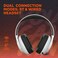 CANYON Ego GH-15 Wireless Gaming Headset, Bluetooth 5.3, 40mm Drivers, Low-Latency Audio, 15H Battery, Type-C Fast Charging, Wired &amp; Wireless Modes, Comfortable Design