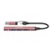 CANYON DS-02 4-in-1 USB-C HUB &ndash; Compact Aluminum Design with 3 USB 2.0 Ports &amp; 1 USB 3.0 (5Gbps)   Plug &amp; Play, Compatible with Windows, macOS, Android   Travel-Friendly, Pink
