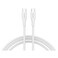 CANYON USB-C to USB-C Cable 60W Fast Charging, 1m Silicone Cable, 480Mbps Data Transfer, USB 2.0 Sync, Soft Durable Cord for Smartphones, Tablets &amp; Laptops, White