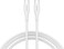 CANYON USB-C to USB-C Cable 60W Fast Charging, 1m Silicone Cable, 480Mbps Data Transfer, USB 2.0 Sync, Soft Durable Cord for Smartphones, Tablets &amp; Laptops, White