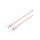 CANYON USB-C to USB-C Cable 60W Fast Charging, 1m Silicone Cable, 480Mbps Data Transfer, USB 2.0 Sync, Soft Durable Cord for Smartphones, Tablets &amp; Laptops, Pink Sand