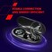 CANYON OnFlow 12 Open-Ear Wireless Headset, BT 5.4, 4-Mic ENC, 50H Total Playtime, Air Conduction, Ear-Hook Design, Lightweight Sports Headphones, Black