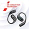 CANYON OnFlow 12 Open-Ear Wireless Headset, BT 5.4, 4-Mic ENC, 50H Total Playtime, Air Conduction, Ear-Hook Design, Lightweight Sports Headphones, Beige