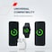 CANYON OnCharge 309 3-in-1 Foldable Wireless Charger, 15W Magnetic Fast Charging, Aluminum Stand, Qi Compatible, Phone/Earbuds/Watch Charging Dock, Compact Travel Design