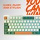 CANYON Shadder GKW-11 Wireless Mechanical Gaming Keyboard &ndash; Triple Connection Modes (Wired/BT/2.4GHz), RGB Backlight, WhisperQuiet Brown Switches, Splash-Proof, Long Battery Life