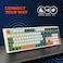 CANYON Shadder GKW-11 Wireless Mechanical Gaming Keyboard &ndash; Triple Connection Modes (Wired/BT/2.4GHz), RGB Backlight, WhisperQuiet Brown Switches, Splash-Proof, Long Battery Life