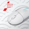 CANYON OnClick 24 Wireless Mouse, Dual Mode 2.4GHz &amp; Bluetooth 5.1, Silent Click, Rechargeable USB‑C, 1200 DPI Optical Sensor, Transparent Black Design