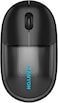 CANYON OnClick 24 Wireless Mouse, Dual Mode 2.4GHz &amp; Bluetooth 5.1, Silent Click, Rechargeable USB‑C, 1200 DPI Optical Sensor, Transparent Black Design
