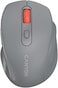 CANYON OnClick 20 Wireless Mouse, Silent Click, 6 Buttons, Adjustable DPI up to 1600, 2.4GHz USB Receiver, Ergonomic Lightweight Design, Dark Grey