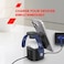 CANYON OnCharge 405 4-in-1 Wireless Charging Stand, Qi2 15W Magnetic Charger, USB-C 30W Fast Charge, iPhone/Apple Watch/AirPods Dock, Compact Charging Station, White