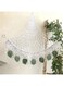 rope triangular net bag hand-woven green tassel hanging net bag toy storage bag 110*110*120CM; 750G