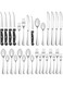 24 Pcs Silverware Set with Steak Knives Service for 4,Stainless Steel Flatware Set,Mirror Polished Cutlery Utensil Set,Home Kitchen Eating Tableware Set,Include Fork Knife Spoon Set,Dishwasher Safe