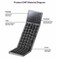 Yesido Foldable Bluetooth Keyboard with Touchpad and Device Stand