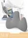 Lumbar Support Pillow Seat Cushion for Office Chair Pressure Relief Sciatica &amp; Tailbone Pain Relief Memory Foam Firm Coccyx Pad for Long Sitting, for Office Chair, Gaming Chair and Car Seat