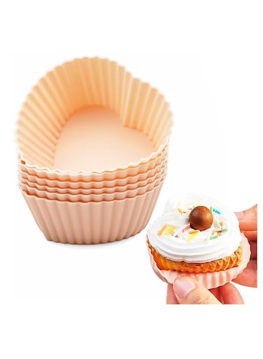 Pack Silicone Cupcake Baking Cups, 2.95 inch Mini Reusable &amp; Non-stick Muffin Cupcake Liners Holders Set for Party