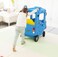 YaYa Ride-on Bus Roof Car LB Z01 for Kids, Push Car w/ Light, Music,Rotating Wheels, Drive &amp; Sliding Footrest 1-3 Yrs - Blue