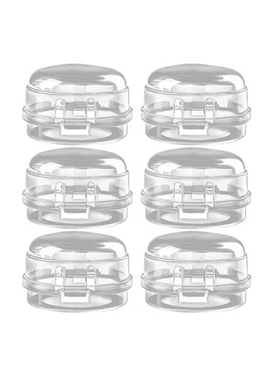 Stove Knob Covers, Gas Stove Knob Covers White, Stove Knob Protectors, Gas Switch Protectors, Kitchen Safety for Kids and Babies