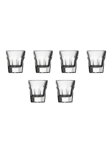 6-Piece Casablanca Tumbler Set Clear