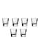 6-Piece Casablanca Tumbler Set Clear