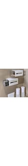 Cryfokt Wall Mount Drawer Organizer, Plastic Multi Compartment Drawer Storage Boxes for Washroom Bathroom, Clear Anti Dust 6 Cell Storage Drawer for Cotton Swabs Hair Clips Sanitary Napkin