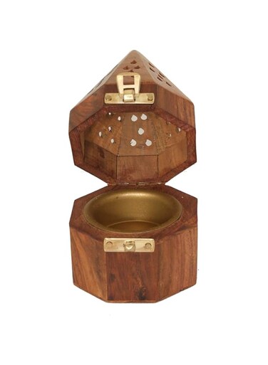 Wooden Incense Burner for Hair and Clothes