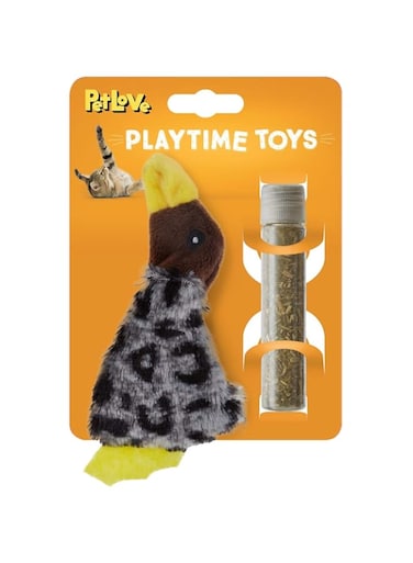PetLove Catnip Crinkle Duck &amp; Refill