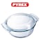Pyrex Essential Casserole Round 1.5L - Durable Borosilicate Glass for Versatile Cooking and Serving