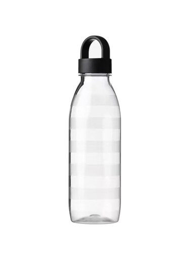 Digital Shoppy 365+ Water bottle, striped/dark grey, 0.7 l