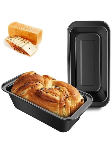 SWIUKPHE Non-Stick Mini Loaf Pan - Carbon Steel Bread and Toast Mold, Little Bakeware Pans for Banana Bread, Breads, Small Cakes and Individual Meatloafs